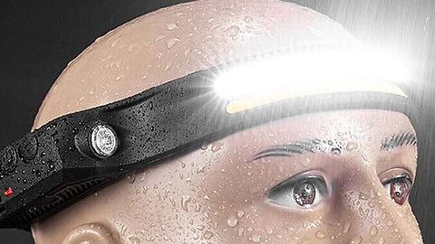 Powerful Rechargeable Bright Lightweight Headlamp