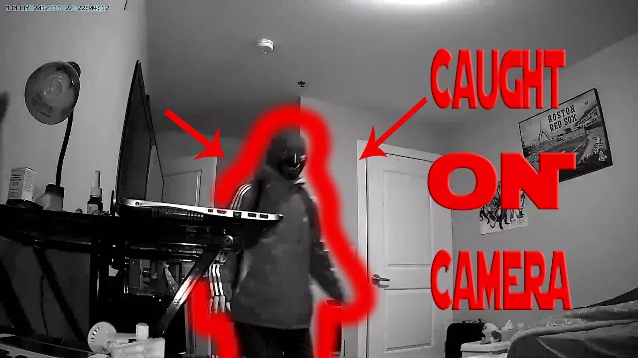 THIEF STEALING IN MY HOUSE CAUGHT ON CAMERA REAL OR FAKE ? | ANNKE I41CJ WIRELESS IP CAMERA