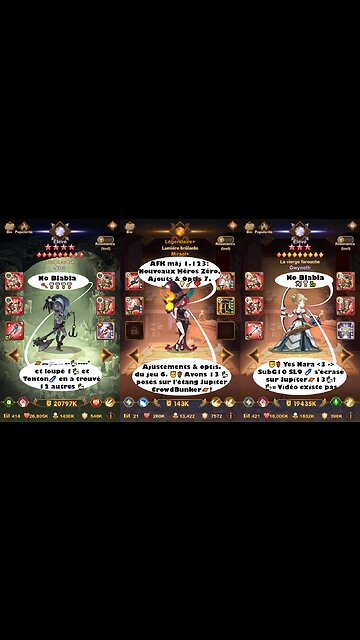 AFK Arena Txt MAJ 1.123 musique no blabla