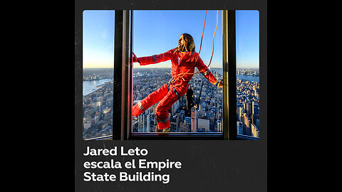 Jared Leto es la primera persona en escalar el Empire State Building legalmente