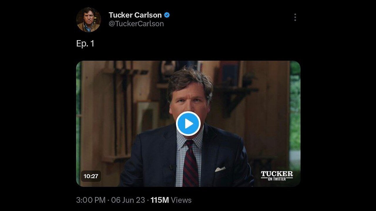 Captioned - Tucker on Twitter - 1st episode