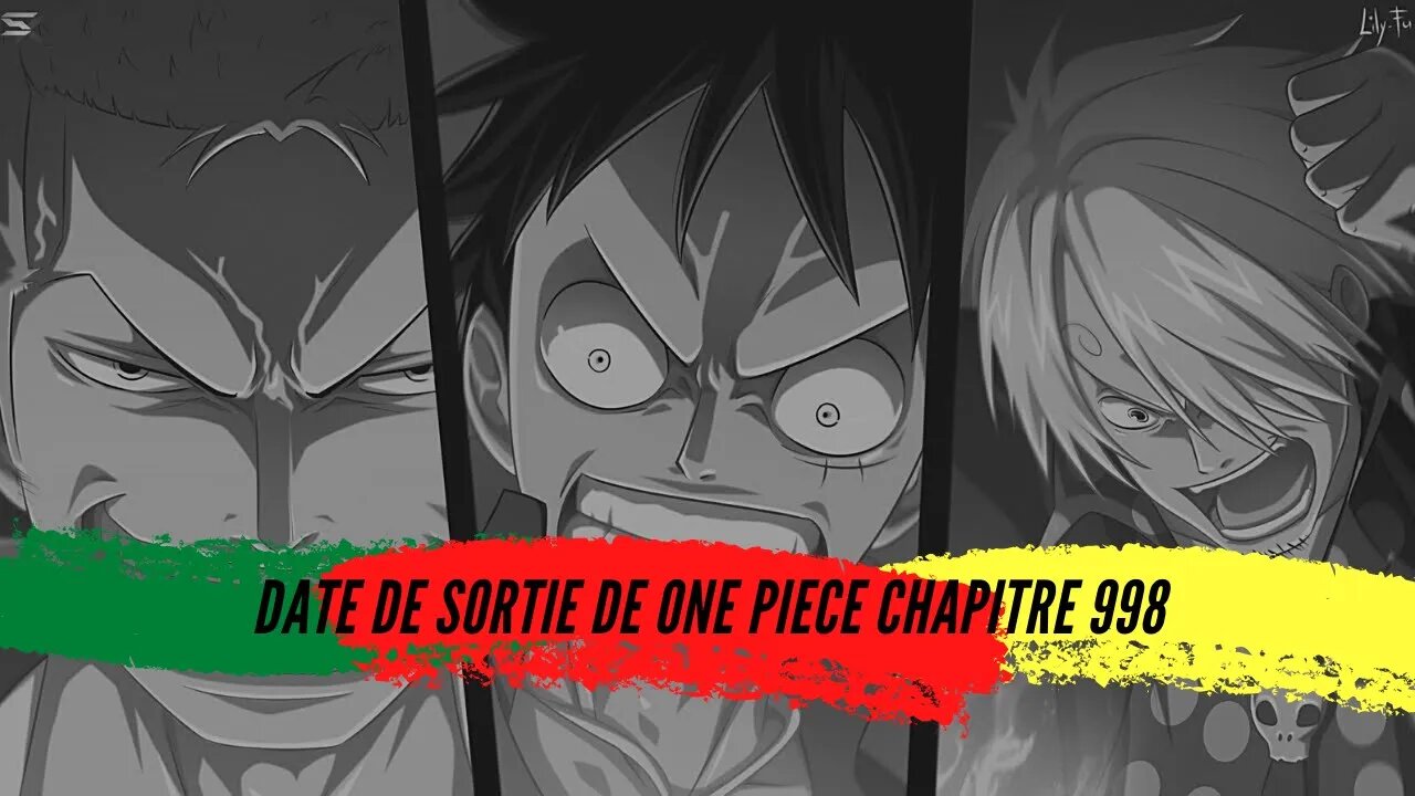 Date de Sortie One piece chapitre 998