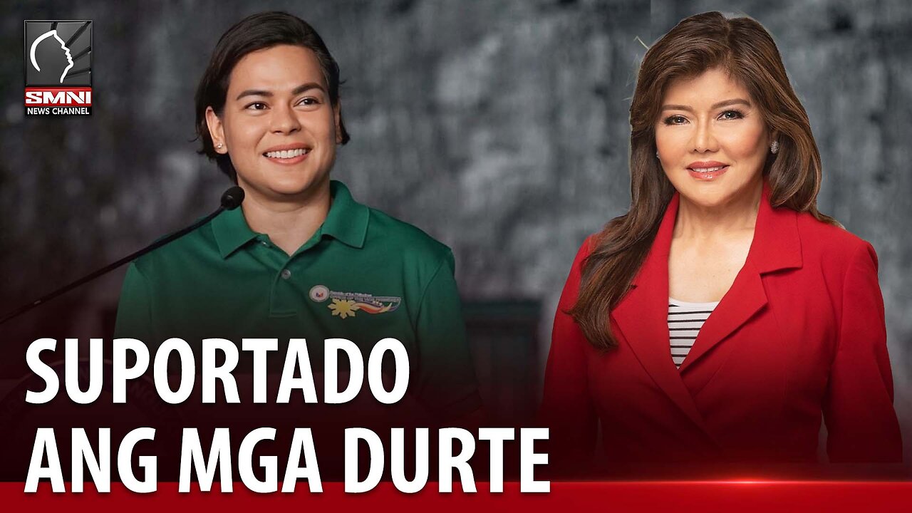 Suporta ni Sen. Imee sa pamilya Duterte at mga Dabawenyo, pinasalamatan ni VP Duterte