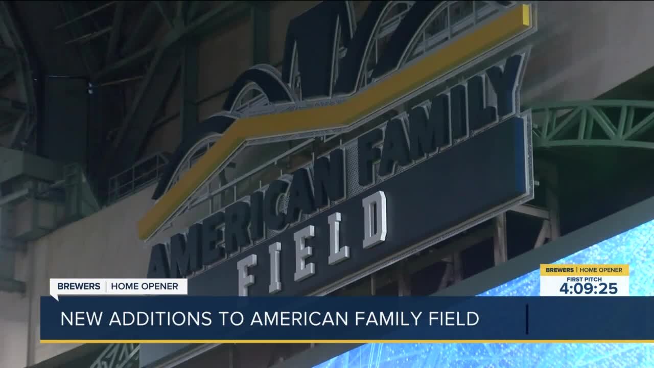 New additions this season at American Family Field