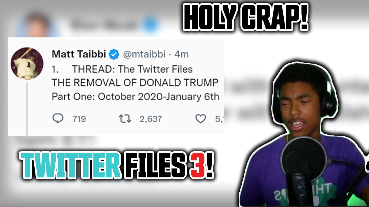 TWITTER FILES 3, HAPPENING NOW! (Holy Crap)