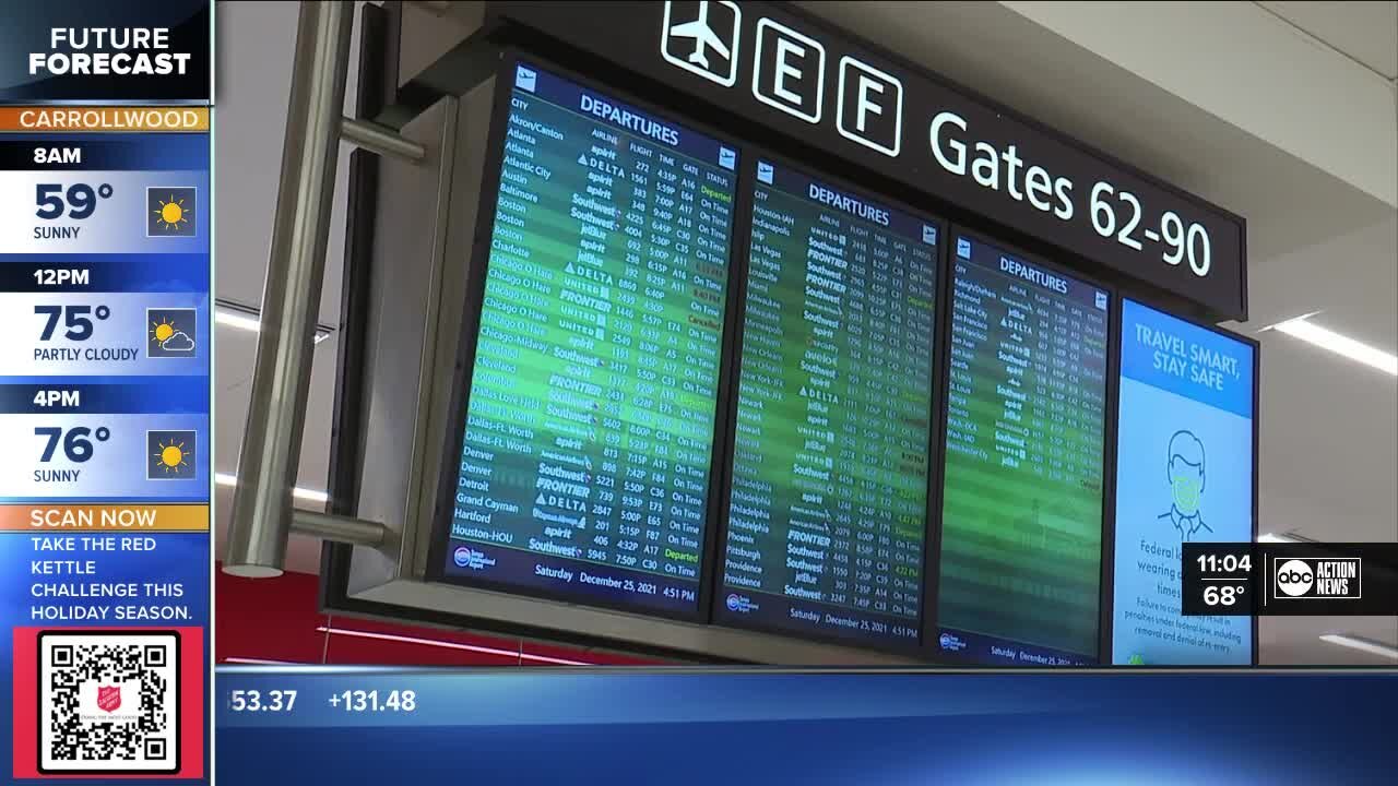 Tampa airline travel update