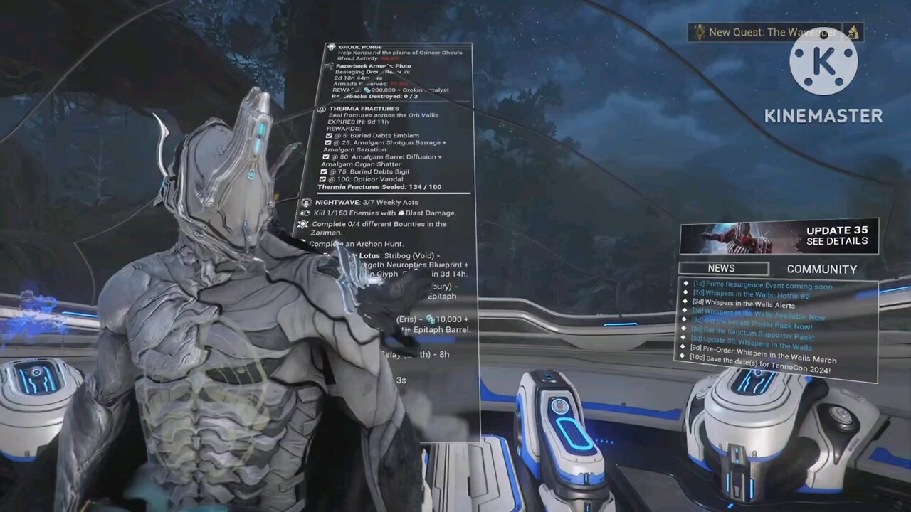 WARFRAME MY NATARUK BOW BUILD AND EXCALIBUR UMBRA BUILD