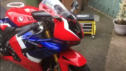 My Cbr 1000 rrr sp 2020 may catch fire