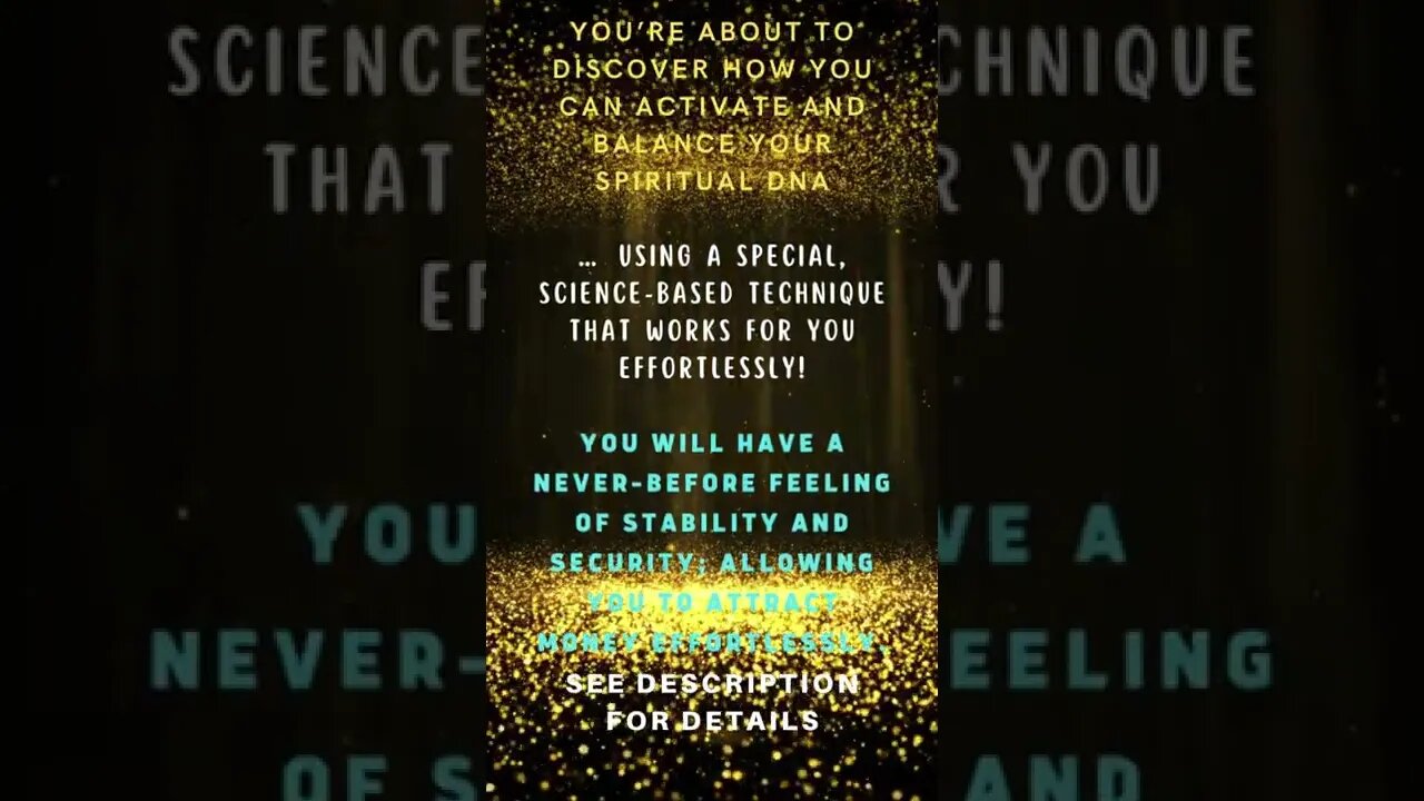 Discover how you can activate and balance your Spiritual DNA, # short , # DNA