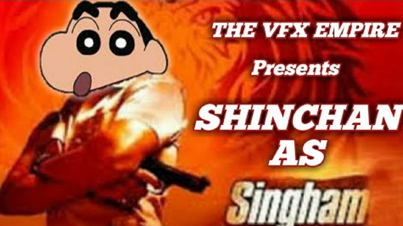 Shinchan As Singham | Singham Spoof Ft ShinChan