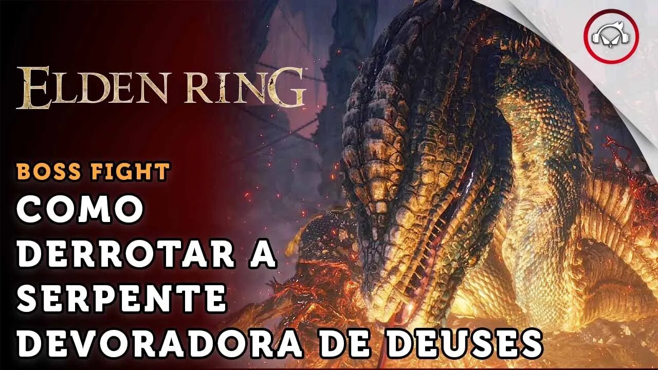 Elden Ring, Boss Fight, Como derrotar a Serpente Devoradora de Deuses | super dica PT-BR