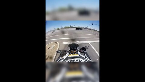 THIS BIKER WITNESSED A HUGE CRASH!!😮😮