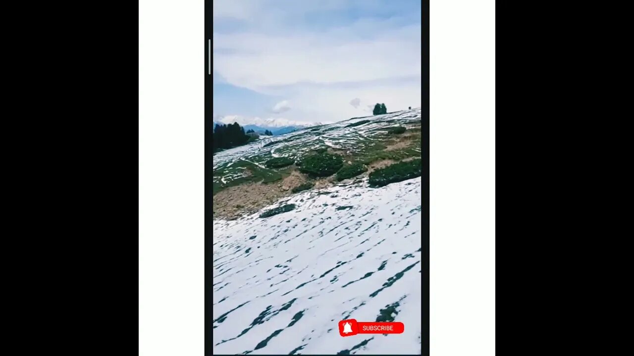 Beautiful view of Kashmiri hills