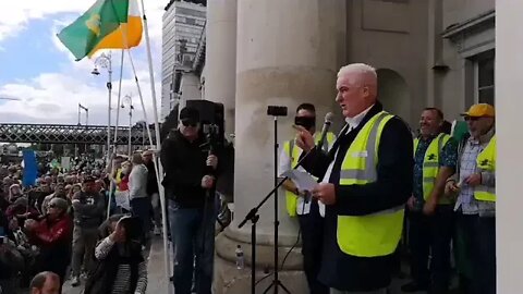 Ben Gilroy - Protest Against Oppressive Government Restrictions and Mandates in Dublin