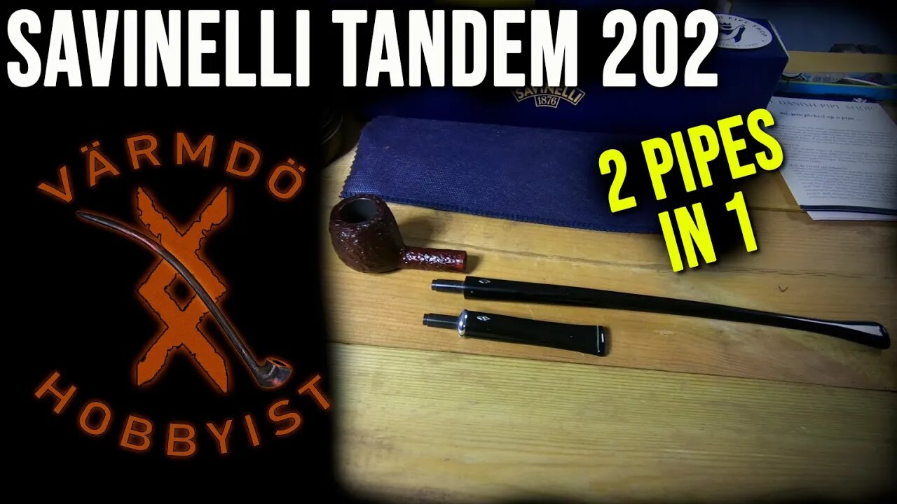 Savinelli Tandem 202 Apple quick unbox and show.