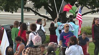 Protest at Colorado Capitol calls for aid and assistance to Afghan refugees