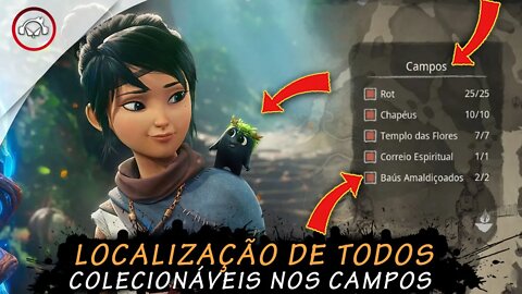 Kena Bridge Of Spirits, A localização de todos colecionáveis nos Campos | super dica PT-BR