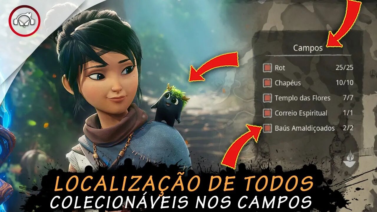 Kena Bridge Of Spirits, A localização de todos colecionáveis nos Campos | super dica PT-BR