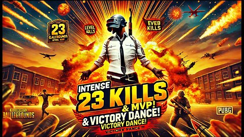 Intense 23 Kills MVP & Victory Dance 🏆 | PUBG Domination! #PUBGMOBILE