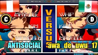 The King of Fighters 2001 (ANTISOCIAL Vs. awa_de_uwu_17) [Peru Vs. Mexico]