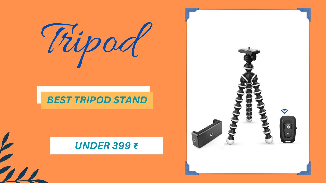 BEST GORILLA TRIPOD WITH BLUETOOTH REMOTE | Under budget | tripod stand |