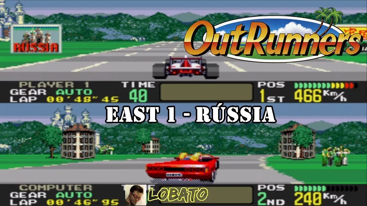 OutRunners (Mega Drive) - Trajeto: Rússia