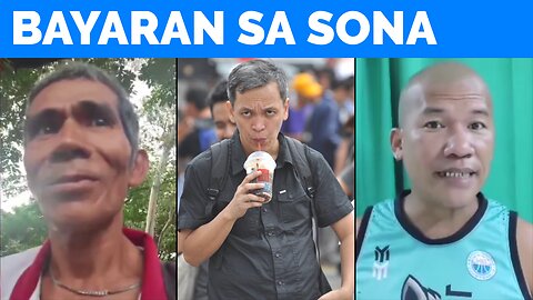 NIÑO BARZAGA nabuking ang BAYARAN sa SONA 2023 'Bayad na P 1,500 hindi pa nakuha'
