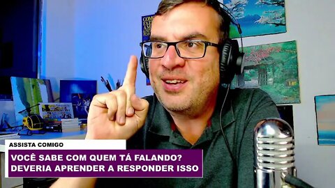 Sergio Cortella ensina como responder alguém quando dizer "Você sabe com quem está falando?" Genial!