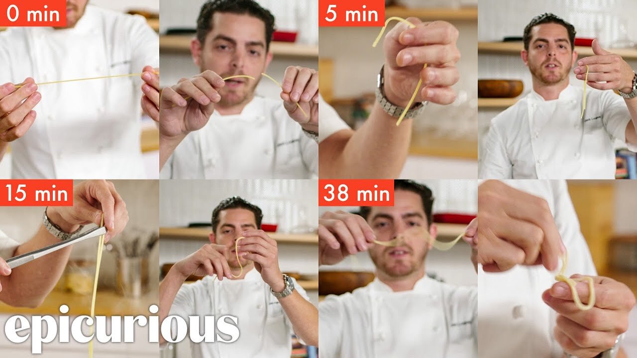 We Cooked And Tasted Pasta Every Minute For 45 Minutes—Here's What Happened | Epicurious