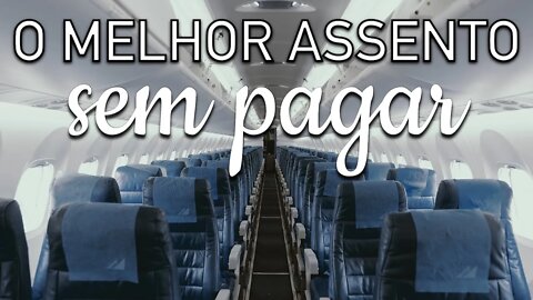 VIAJANDO NO MELHOR LUGAR DO AVIÃO SEM PAGAR | GoEuropa