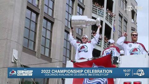 Stanley Cup arrives to downtown Denver