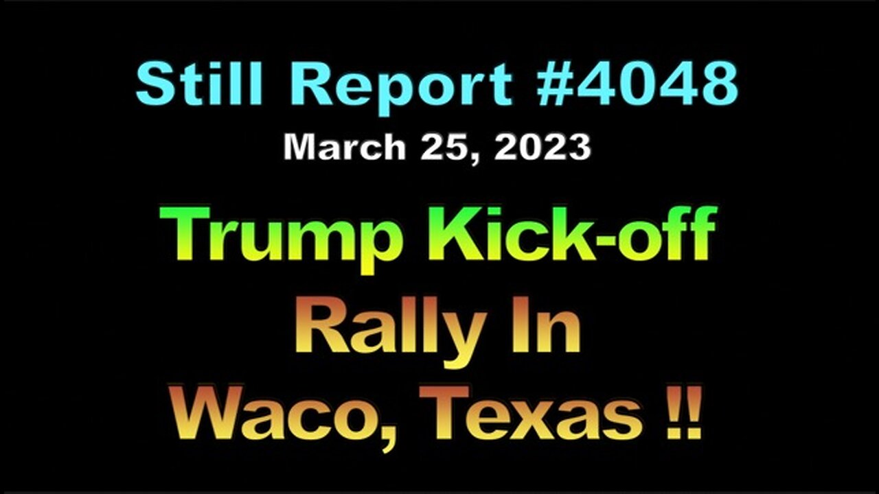 Trump Kick-off Rally in Waco Texas, 4048