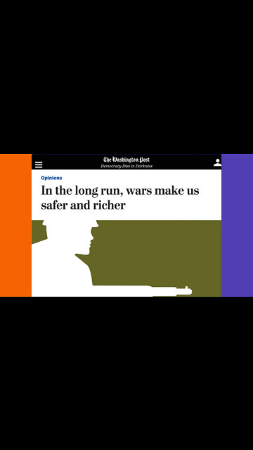 WaPo Promoting War For Money
