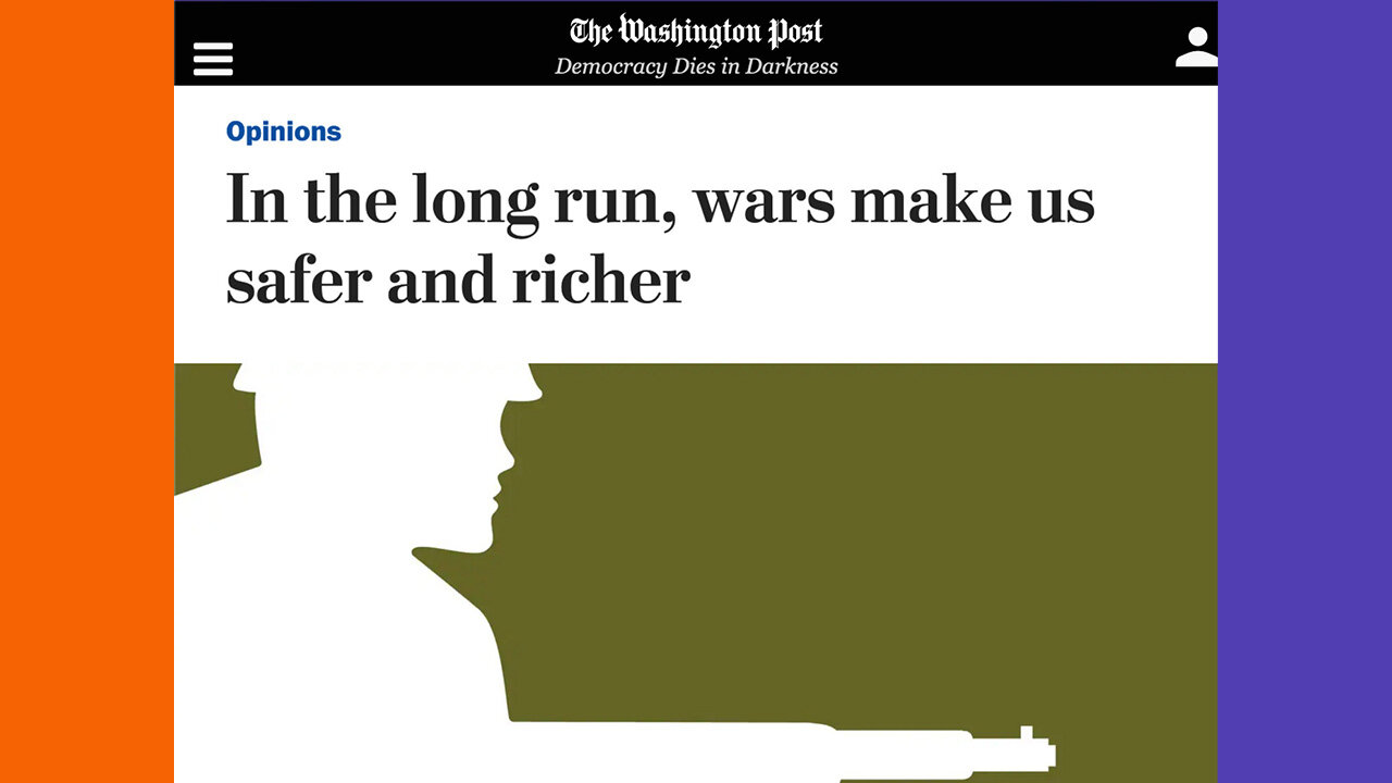 WaPo Promoting War For Money