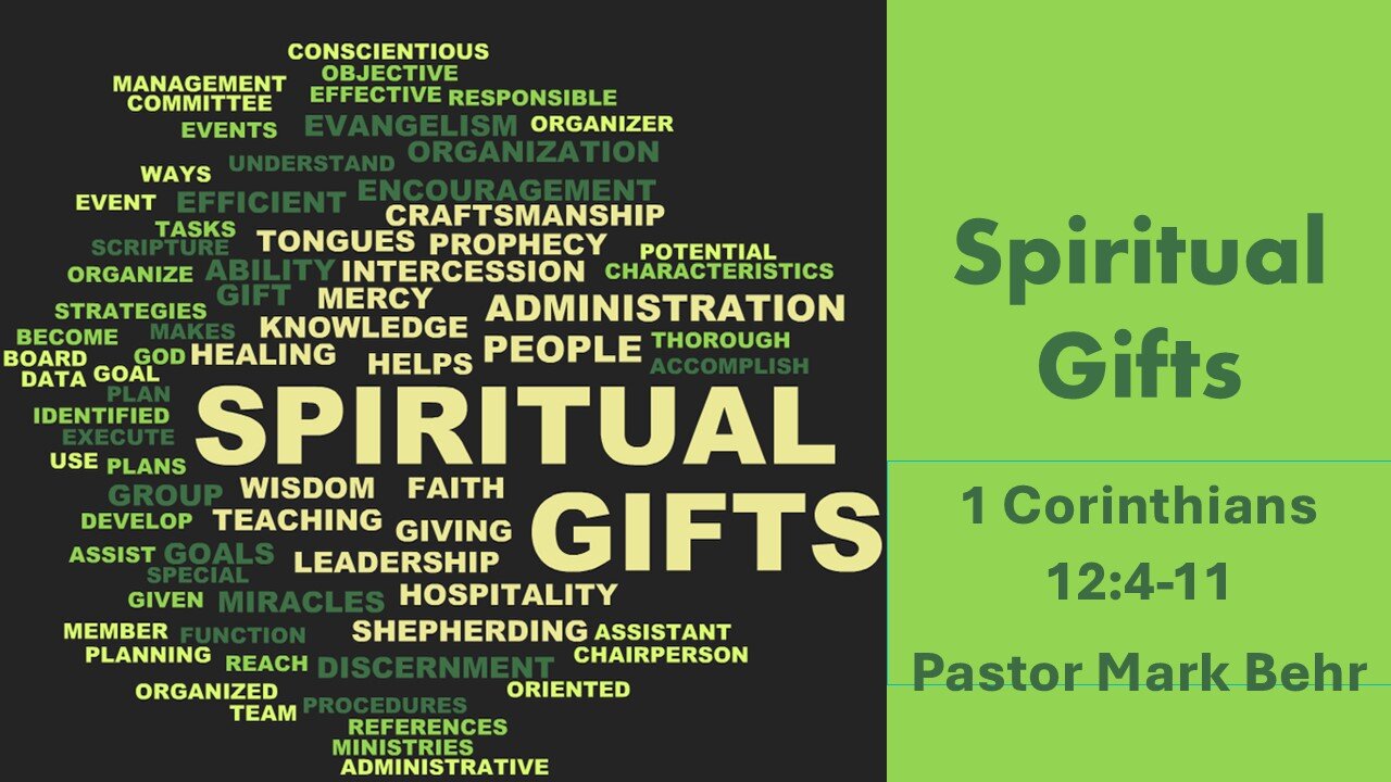 “Spiritual Gifts” by Pastor Mark Behr