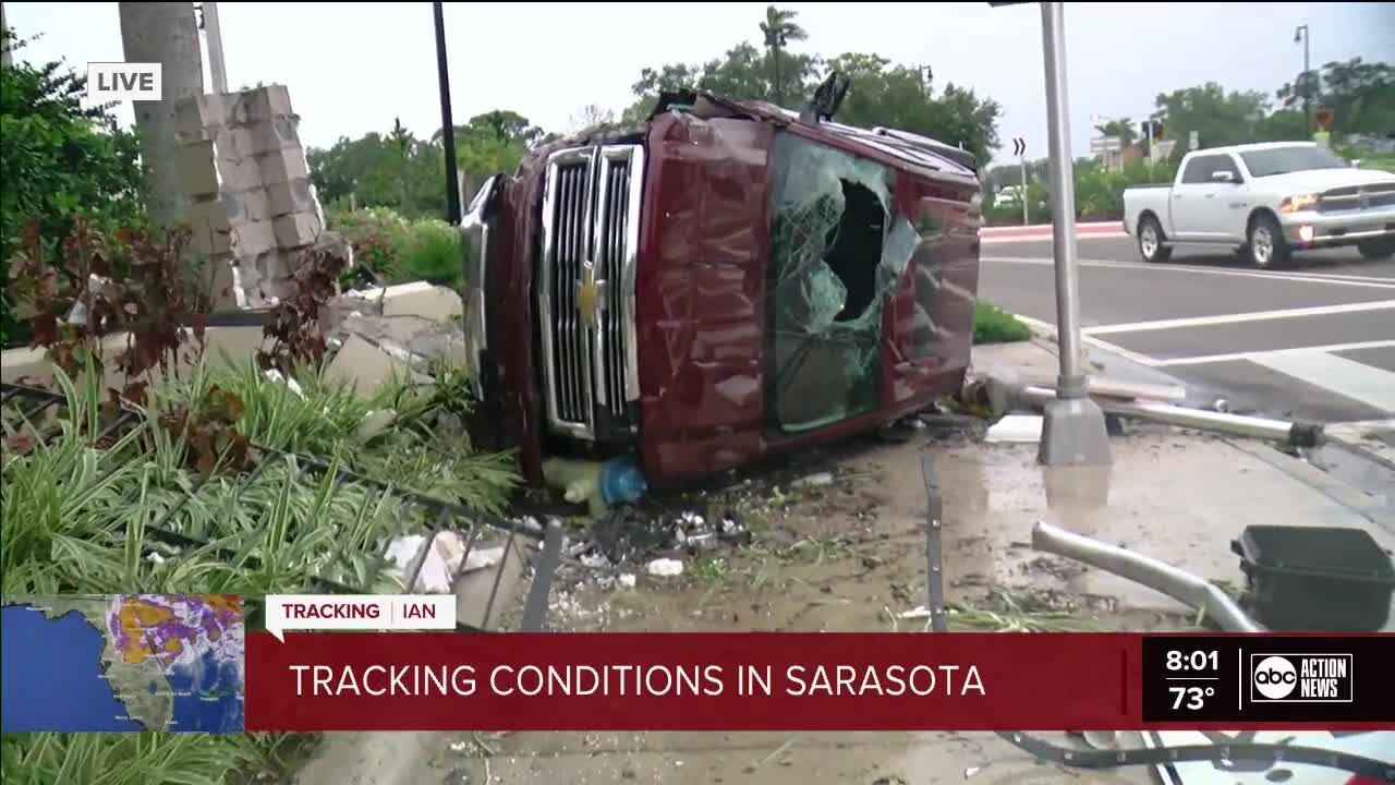 Jada Williams in Sarasota County | reporter Jada Williams updated on the damages in Sarasota County.