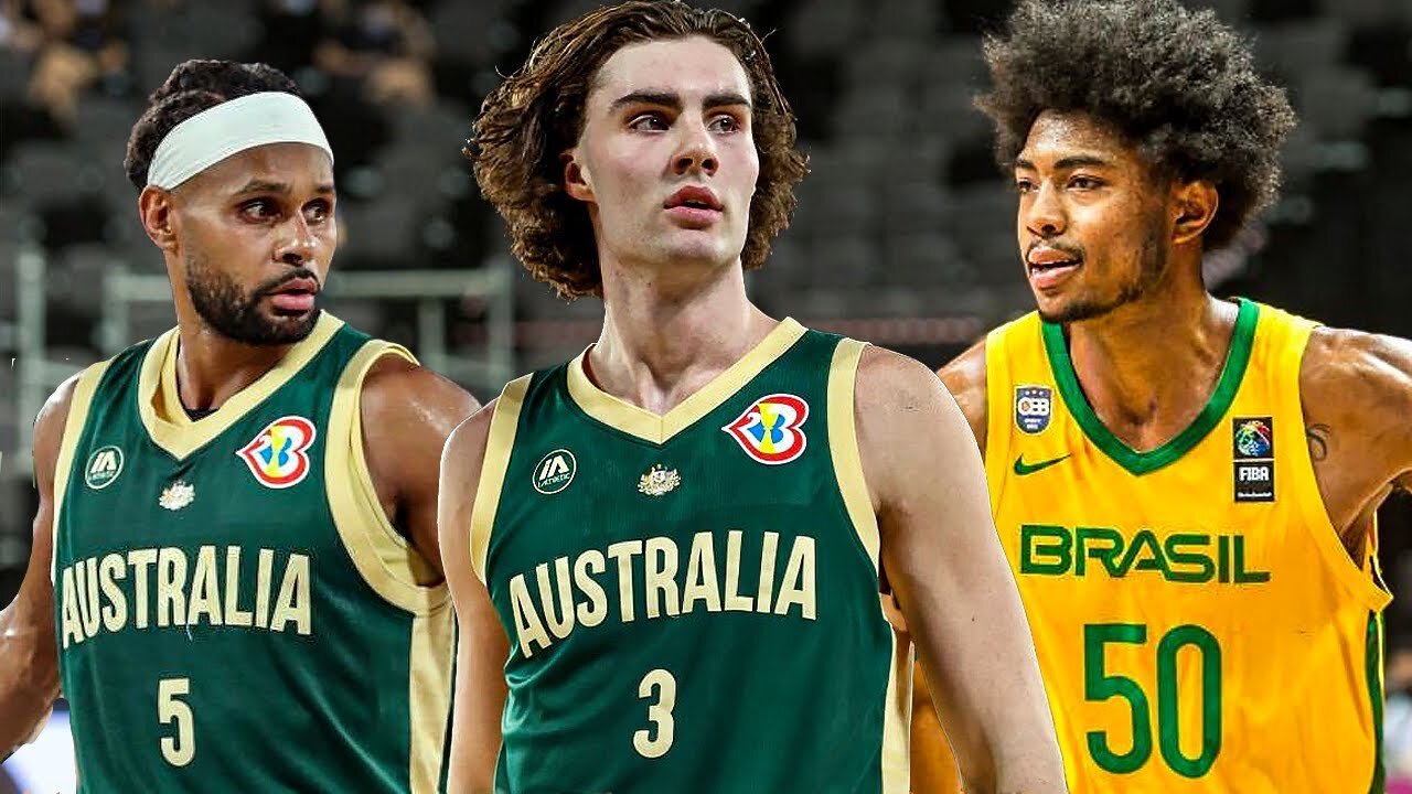 Australia vs Brazil Full Game Highlights - 2023 friendly match FIBA World Cup | August 16, 2023