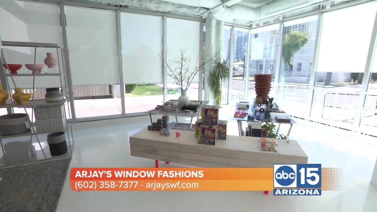 Home Pro Arjay's Window Fashions can help with your window designs