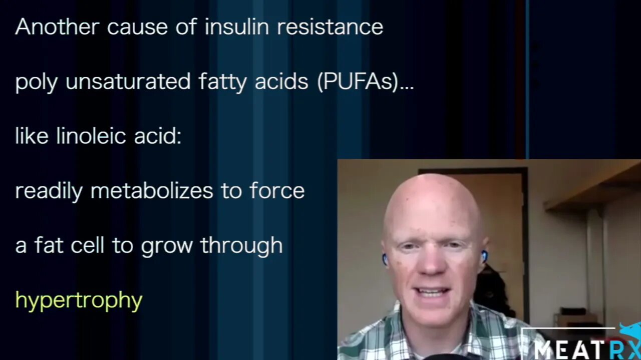 Ben Bikman3/7: Three primary causes of insulin resistance &. another: linoleic acid