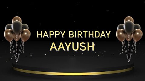Wish you a very Happy Birthday Aayush