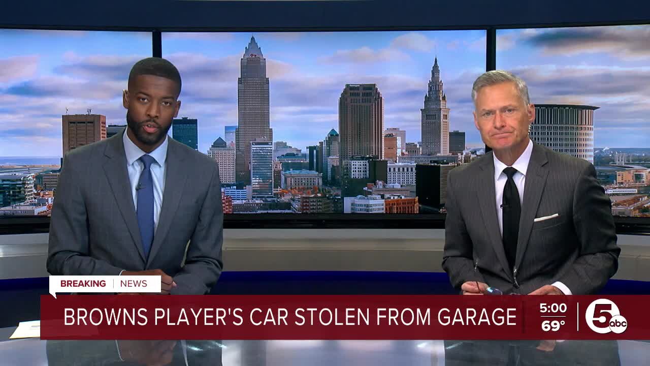 Browns player Demetric Felton says car was stolen over weekend