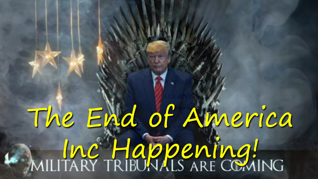 Urgent! The End of America Inc Happening!...