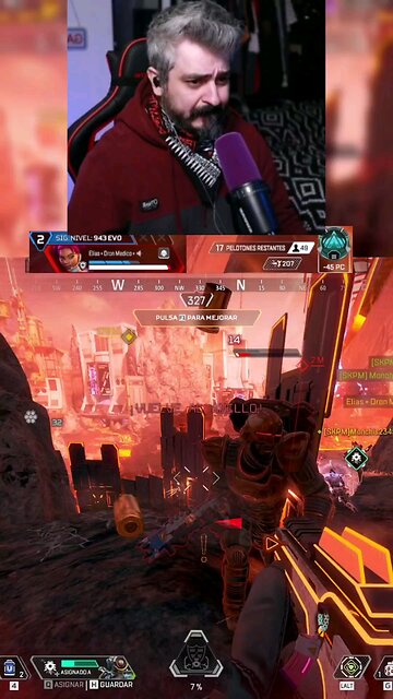 nos encontramos un equipo de la nada 🤭😂🤩 #apex #apexlegends #eliasprotest