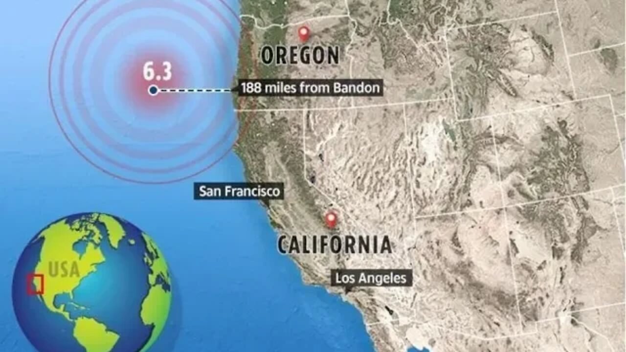 NRV - V Proof- 6.4 Earthquake off the Coast Of Oregon. It's Just The Beginning