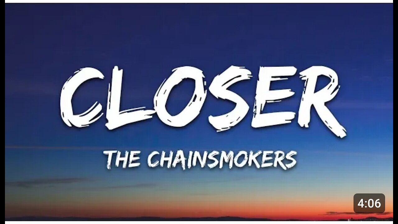 The chain smoker -closer Ft hasley