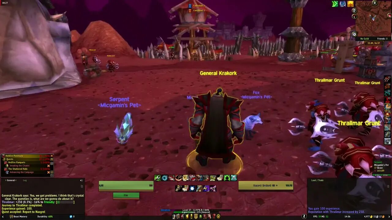 Report to Nazgrel WoW MMORPG TBC Quest Guide