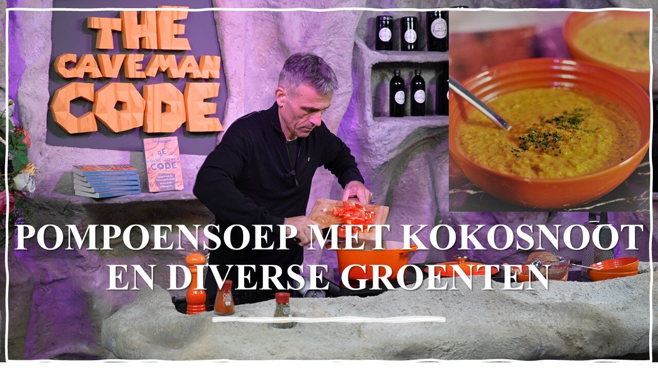 Pompoensoep met kokosnoot en diverse groenten | Nikko Norte