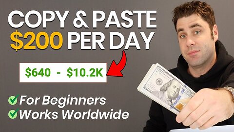 Earn 200 A DAY Online Copy Pasting Videos For Beginners Make Money Online