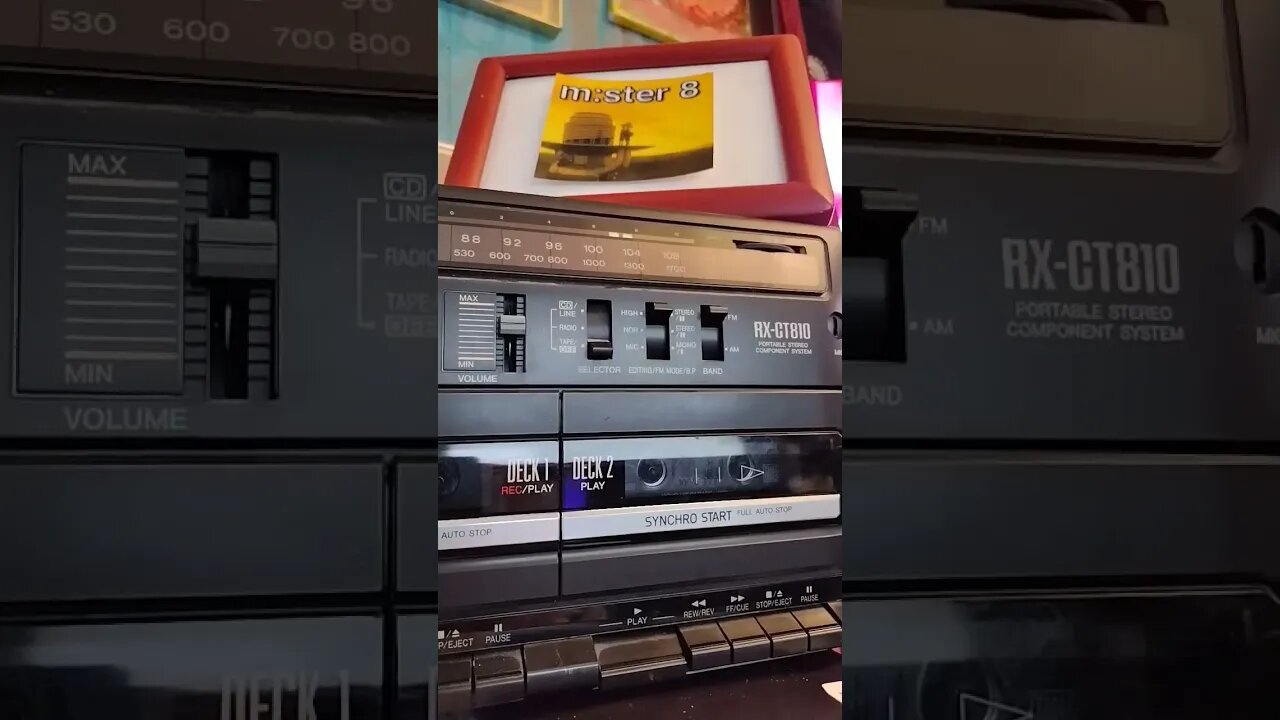 one of my new tracks on a very old cassette tape