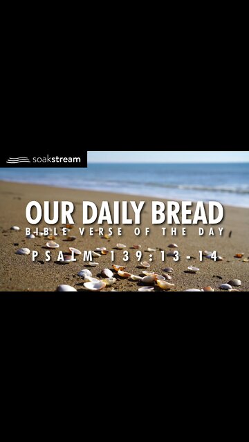 A Bible Verse To KNOW YOUR VALUE IN CHRIST! - OUR DAILY BREAD - Psalm 139:13-14 #shorts